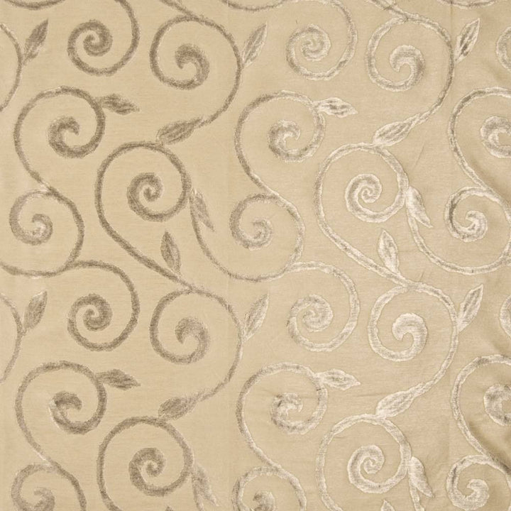 Beekman Scroll Smoke by Kasmir Fabric 1383 56% Polyester 44% Cotton INDIA 11,000 Martindale Cycles H: 14 inches, V:17 inches 54 - Fabric Carolina - Kasmir