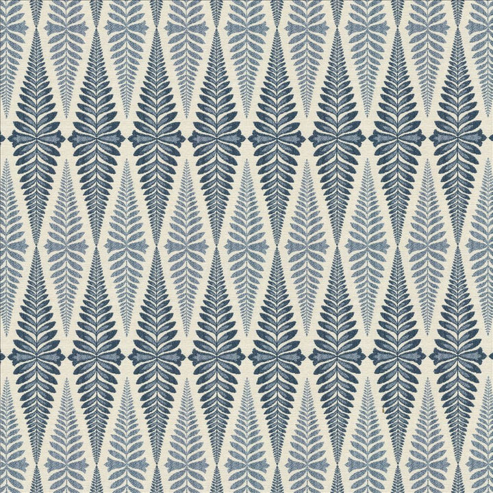 Befitting Indigo by Kasmir Fabric 1467 65% Polyester
35% Rayon
 CHINA 40,000 Wyzenbeek Double Rubs </p><p>Repeat: Horizontal: 3 5/8 inches and Vertical: 13 2/8 inches 57 - Fabric Carolina -