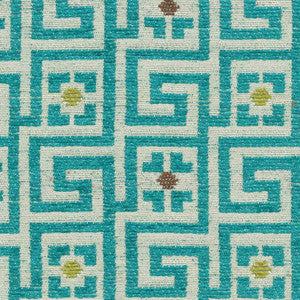Beijing Trellis Aquamarine by Kasmir Fabric