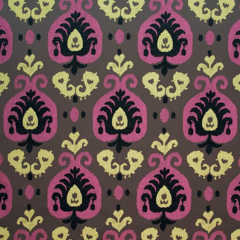 Bejou Berry Limeade by Kasmir Fabric 1397 100% Polyester
 CHINA </p><p>Repeat: Horizontal: 14 4/8 inches and Vertical: 25 2/8 inches 54 - 55 - Fabric Carolina -