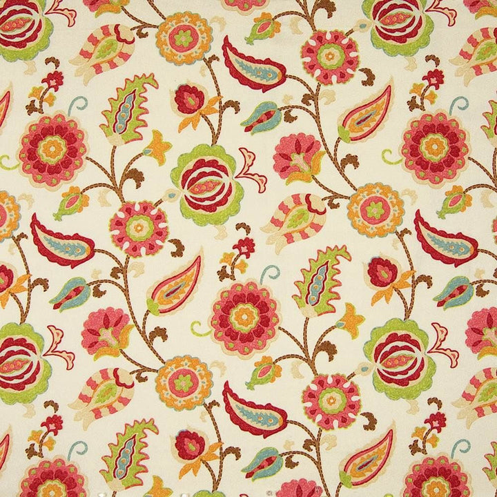 Bel Fleur Punch by Kasmir Fabric 1367 100% Cotton
 USA </p><p>Repeat: Horizontal: 27 inches and Vertical: 25 2/8 inches 54 - Fabric Carolina -