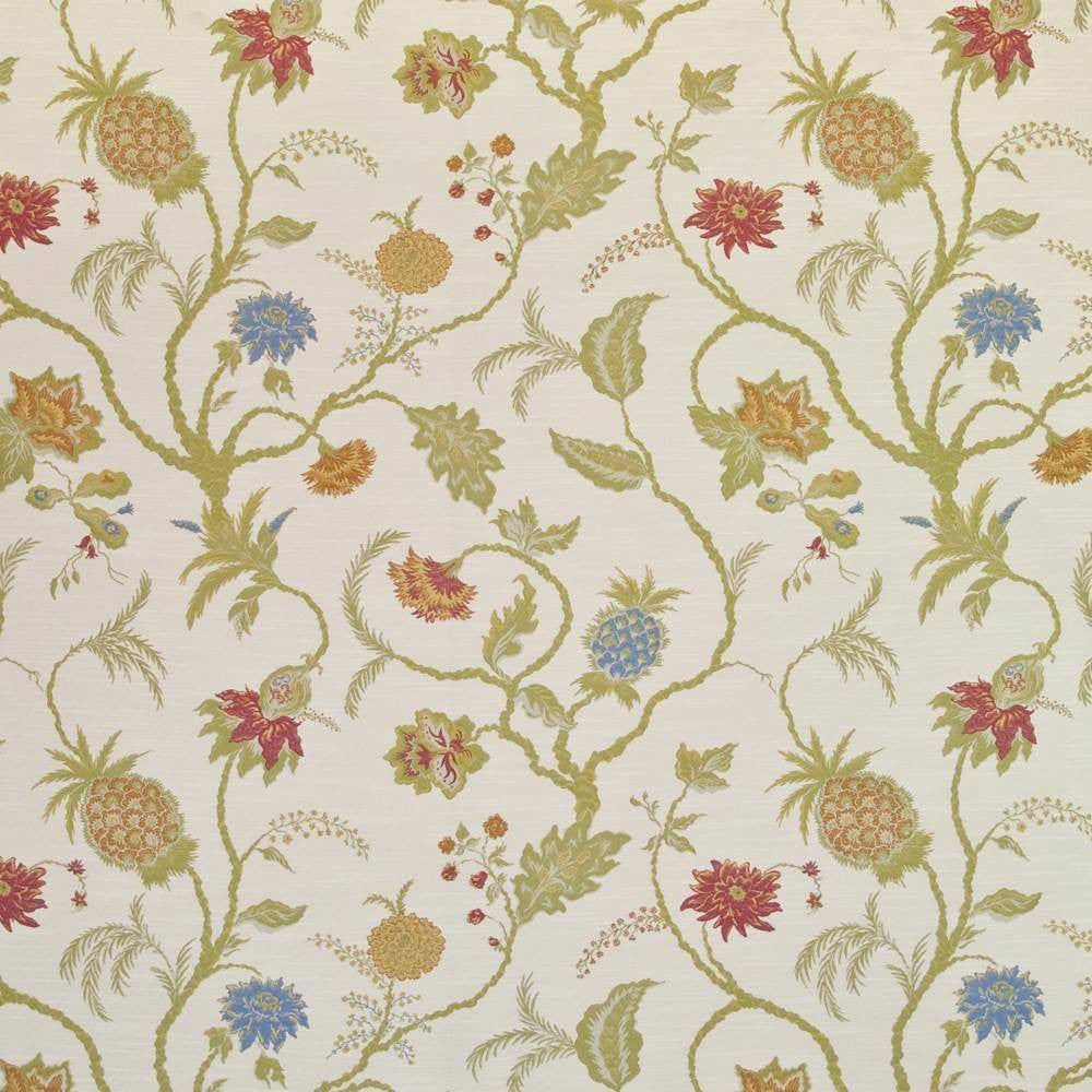 Belfont Garden Enchanted by Kasmir Fabric 1404 82% Rayon 18% Polyester USA 45,000 Wyzenbeek Double Rubs H: 27 inches, V:26 2/8 inches 54 - 55 - Fabric Carolina - Kasmir