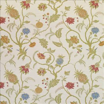 Belfont Garden Enchanted by Kasmir Fabric 1404 82% Rayon 18% Polyester USA 45,000 Wyzenbeek Double Rubs H: 27 inches, V: 26 2/8 inches 54 - 55 - Fabric Carolina - Kasmir