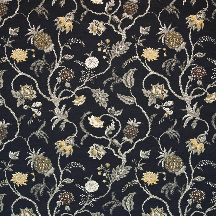 Belfont Garden Moonglow by Kasmir Fabric 1404 82% Rayon 18% Polyester USA 45,000 Wyzenbeek Double Rubs H: 27 inches, V:26 2/8 inches 54 - 55 - Fabric Carolina - Kasmir