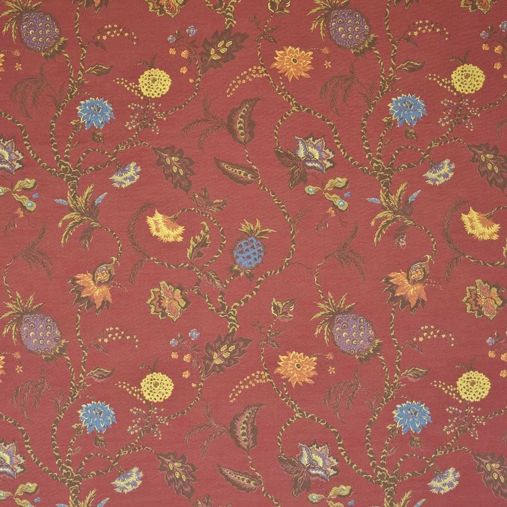 Belfont Garden Ruby by Kasmir Fabric 1404 82% Rayon
18% Polyester
 USA 45,000 Wyzenbeek Double Rubs </p><p>Repeat: Horizontal: 27 inches and Vertical: 26 2/8 inches 54 - Fabric Carolina -