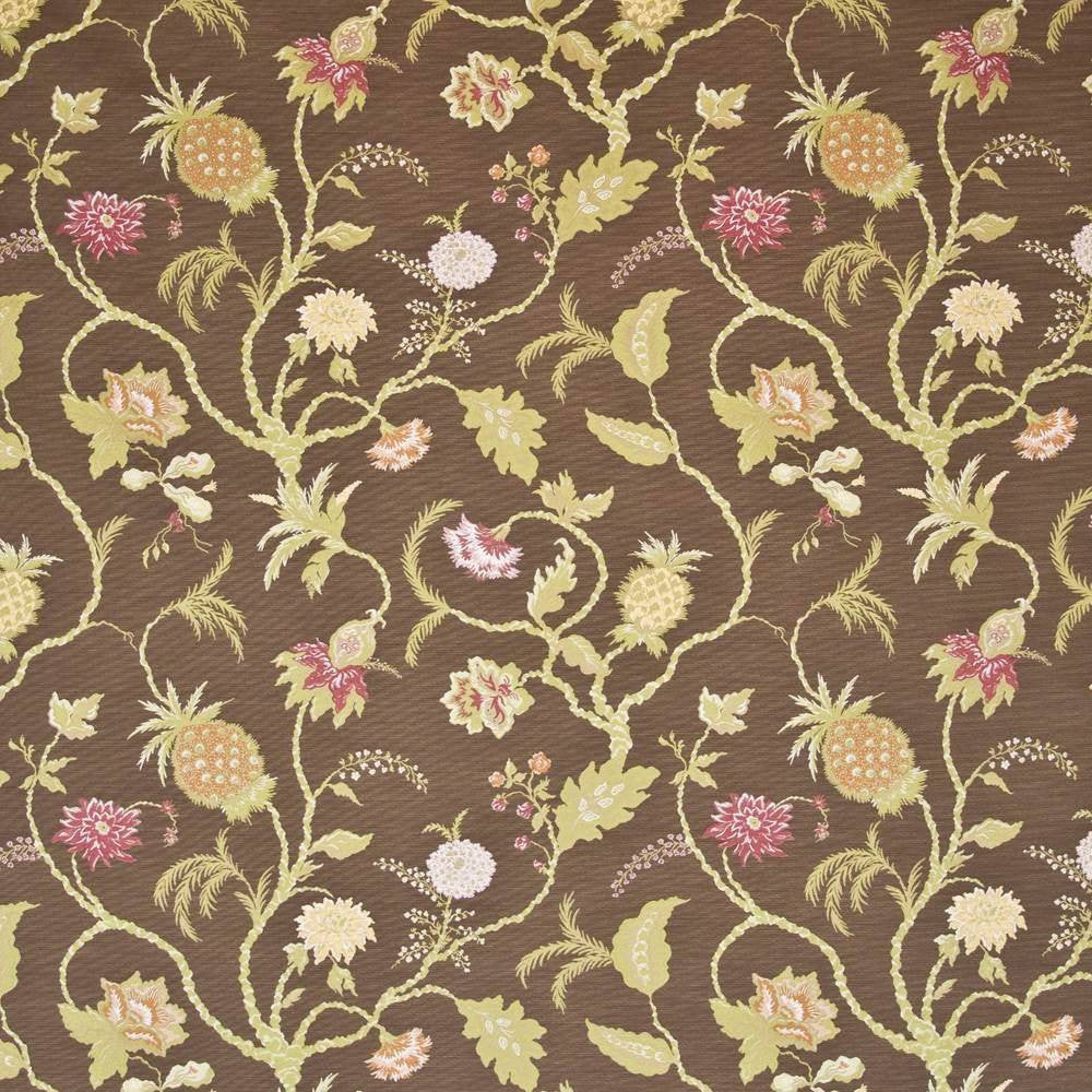 Belfont Garden Truffle by Kasmir Fabric 1404 82% Rayon 18% Polyester USA 45,000 Wyzenbeek Double Rubs H: 27 inches, V:26 2/8 inches 54 - 55 - Fabric Carolina - Kasmir