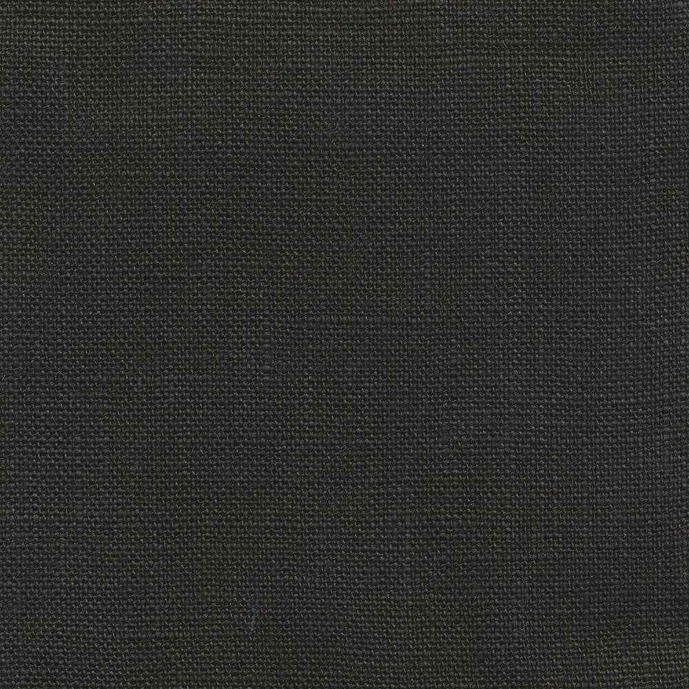 Belgique Black by Kasmir Fabric 5103 100% Linen CHINA 12,000 Martindale Cycles H: N/A, V:N/A 55 - 57 - Fabric Carolina - Kasmir