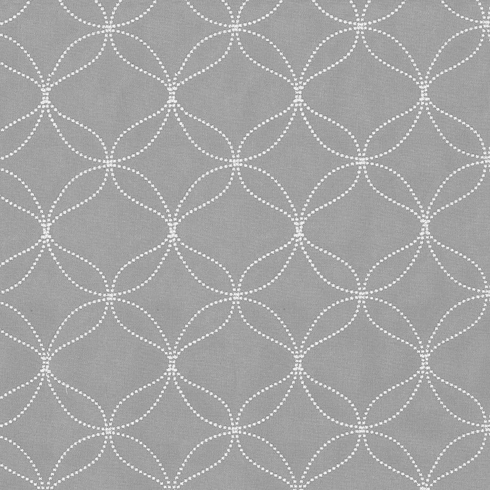 Bellesol Silver by Kasmir Fabric 1429 100% Polyester Embroidery Contents 100% Polyester INDIA Not Tested H: 4 5/8 inches, V:4 5/8 inches 56 - Fabric Carolina - Kasmir