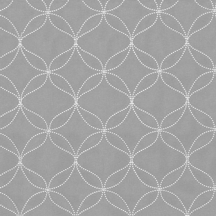 Bellesol Silver by Kasmir Fabric 1429 100% Polyester Embroidery Contents 100% Polyester INDIA Not Tested H: 4 5/8 inches, V:4 5/8 inches 56 - Fabric Carolina - Kasmir