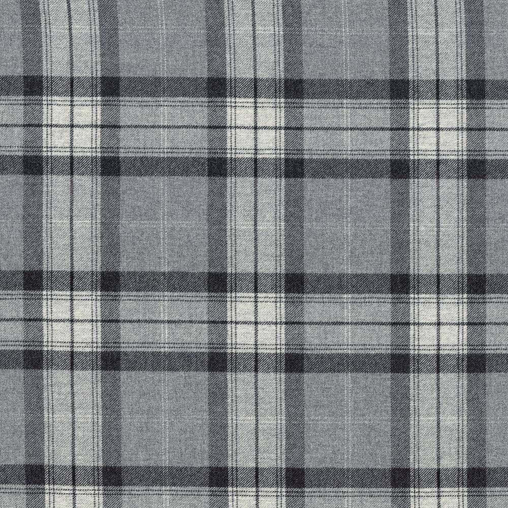 Bembridge Gunmetal by Kasmir Fabric 8005 100% Wool UNITED KINGDOM 30,000 Martindale Cycles H: 10 6/8 inches, V:10 6/8 inches 54 - 55 - Fabric Carolina - Kasmir