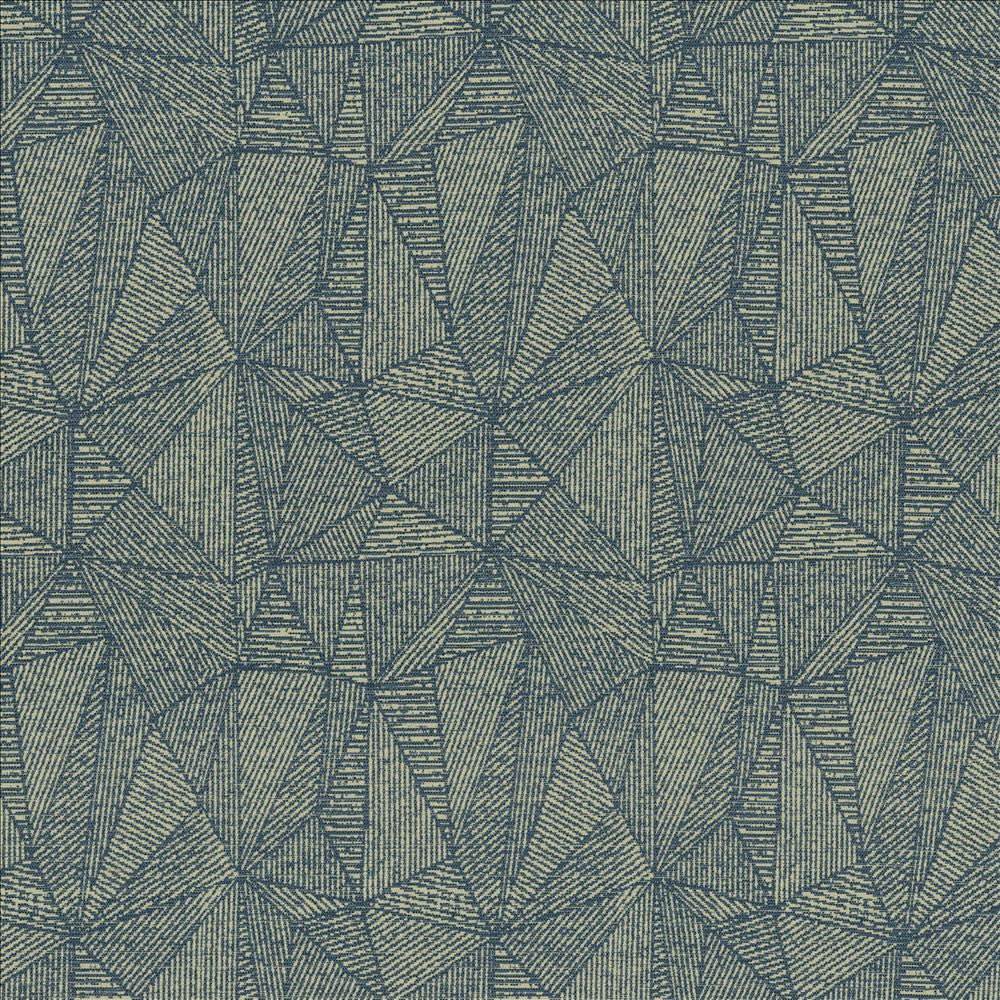 Benevolent Lapis by Kasmir Fabric 1454 100% Polyester
 CHINA 12,000 Wyzenbeek Double Rubs Horizontal: 14 7/8 inches and Vertical: 16 3/8 inches 56 - Fabric Carolina -