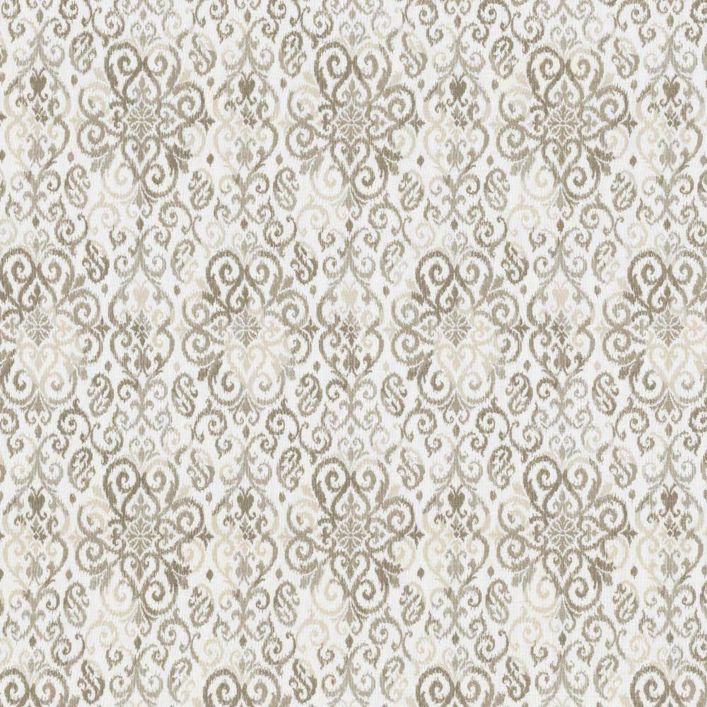 Bengali Pewter by Kasmir Fabric 5077 80% Polyester 20% Linen SPAIN Not Tested H: 9 2/8 inches, V:17 4/8 inches 57 - 58 - Fabric Carolina - Kasmir