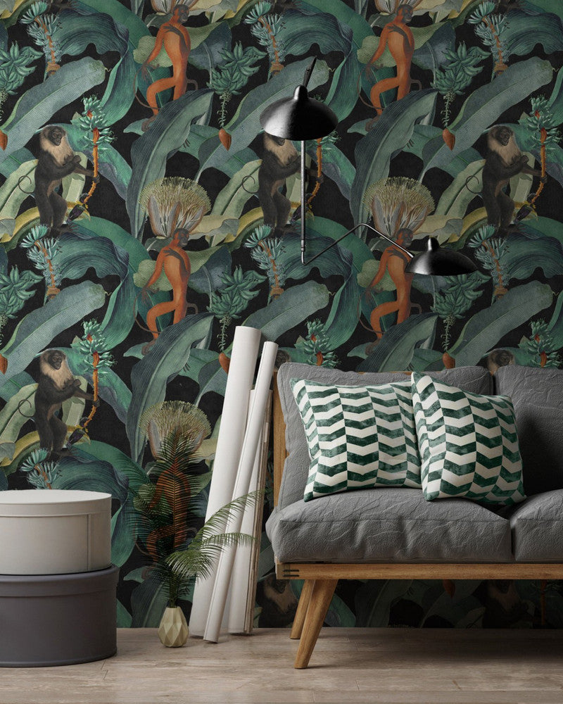 Bermuda Wallpaper by Mind the Gap Designer Wallpaper PREMIUM DESIGNER WALLPAPER COLLECTION Non-woven Made in Europe Paste the wall 3 rolls x 20.5 x 3.25 yards - Swanky Fabrics -
