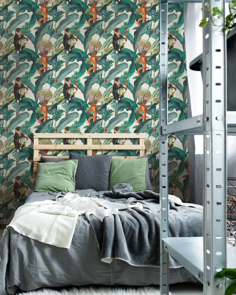 Bermuda Light Wallpaper by Mind the Gap Designer Wallpaper PREMIUM DESIGNER WALLPAPER COLLECTION Non-woven Made in Europe Paste the wall 3 rolls x 20.5 x 3.25 yards - Swanky Fabrics -