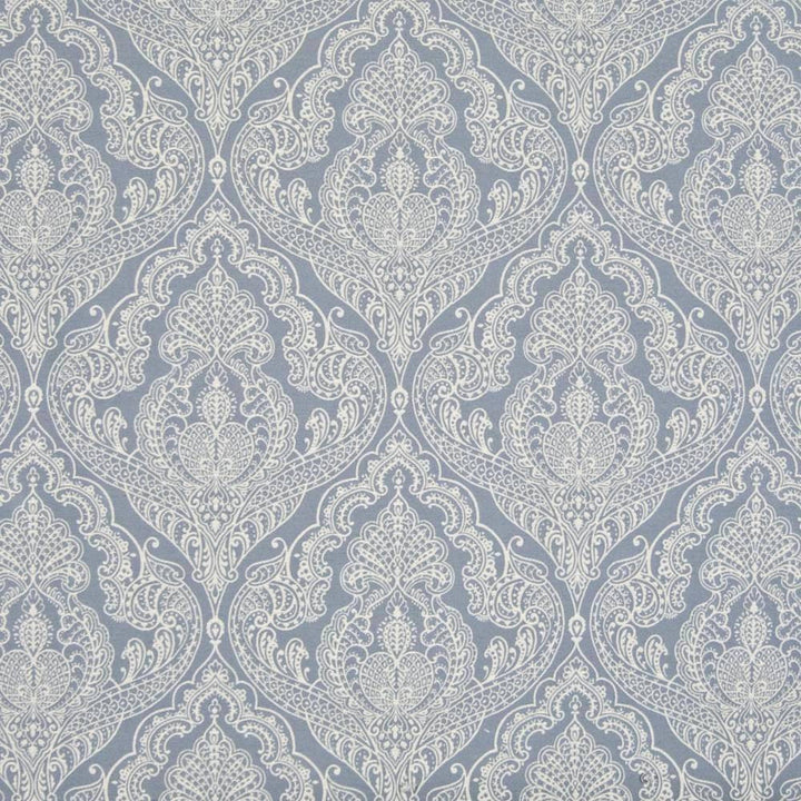 Bernadette Blue Jay by Kasmir Fabric 1389 39% Cotton 34% Polyester 27% Rayon CHINA 51,000 Wyzenbeek Double Rubs H: 14 2/8 inches, V:17 inches 54 - Fabric Carolina - Kasmir