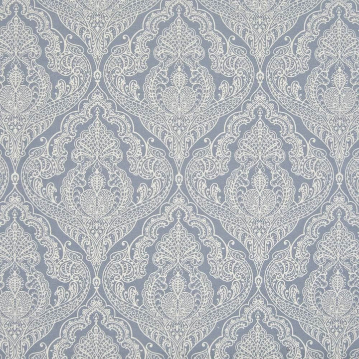 Bernadette Blue Jay by Kasmir Fabric 1389 39% Cotton
34% Polyester
27% Rayon
 CHINA </p><p>Repeat: Horizontal: 14 2/8 inches and Vertical: 17 inches 54 - Fabric Carolina -