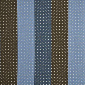Mirabel Stripe Choc/Bl by G P & J Baker Fabric