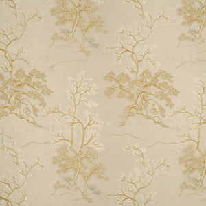 Oriental Tree Silver by G P & J Baker Fabric