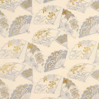 Fans Silver Fox by G P & J Baker Fabric