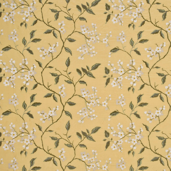 Apple Blossom Silk Mimosa/Ivory by G P & J Baker Fabric