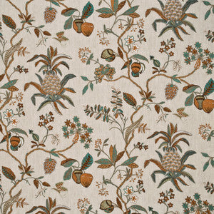 Exotic Pineapple Linen Sage/Dove by G P & J Baker Fabric