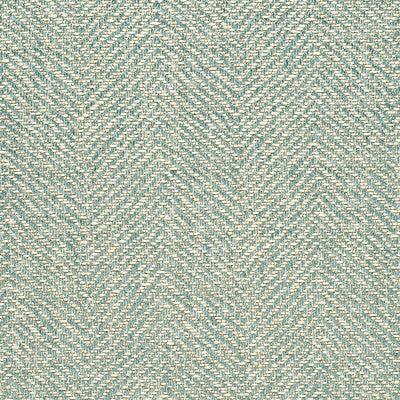 Silverton Weave Aqua/Ivory by G P & J Baker Fabric