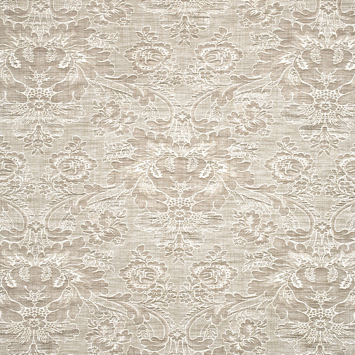 Hartbury Damask Ivory by G P & J Baker Fabric