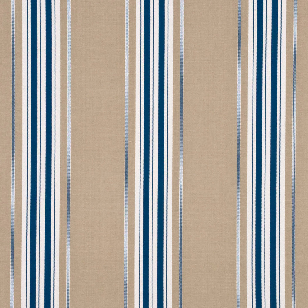 Sherbourne Stripe Indigo by G P & J Baker Fabric