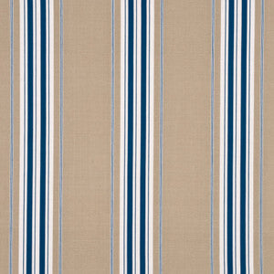 Sherbourne Stripe Indigo by G P & J Baker Fabric