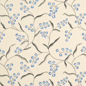 Willoughby Indigo/Silver by G P & J Baker Fabric