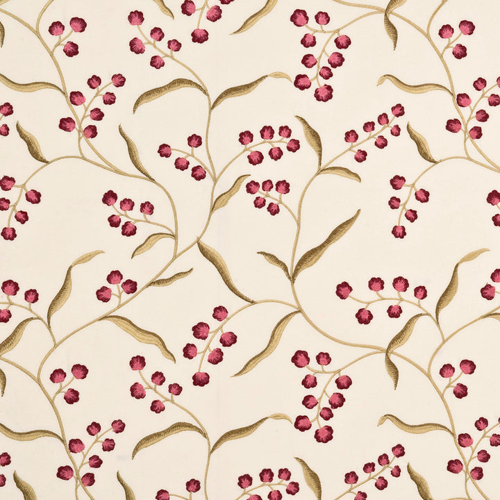 Willoughby Cranberry/Sand by G P & J Baker Fabric