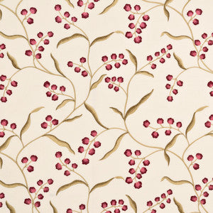 Willoughby Cranberry/Sand by G P & J Baker Fabric