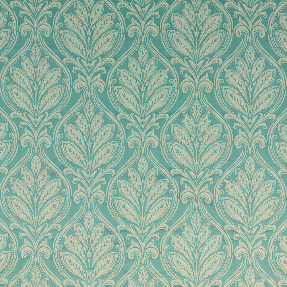 Ryecote Damask Aqua by G P & J Baker Fabric