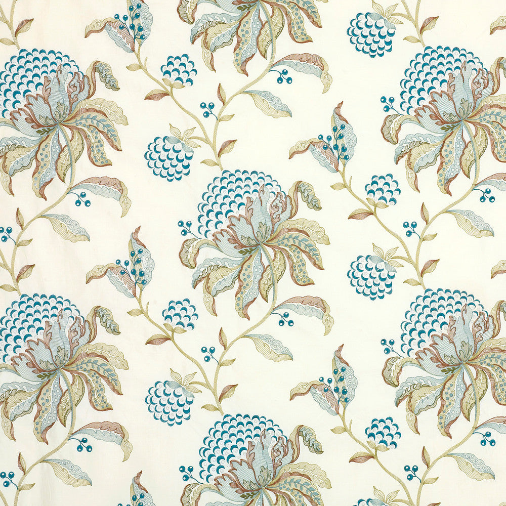 Silwood Teal/Green by G P & J Baker Fabric
