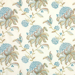 Silwood Teal/Green by G P & J Baker Fabric
