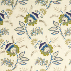 Somerford Indigo/Ivory by G P & J Baker Fabric