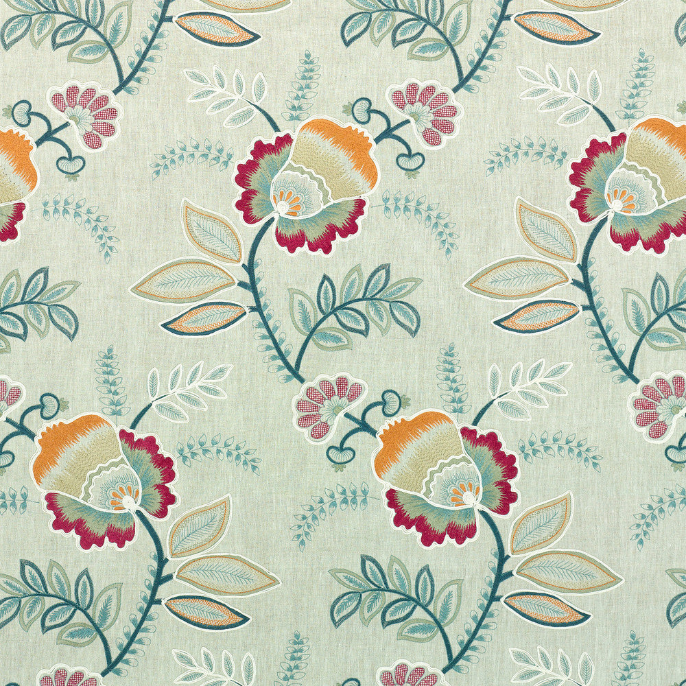 Somerford Linen/Multi by G P & J Baker Fabric