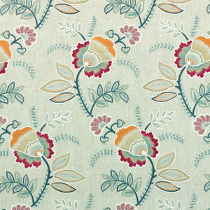 Somerford Linen/Multi by G P & J Baker Fabric