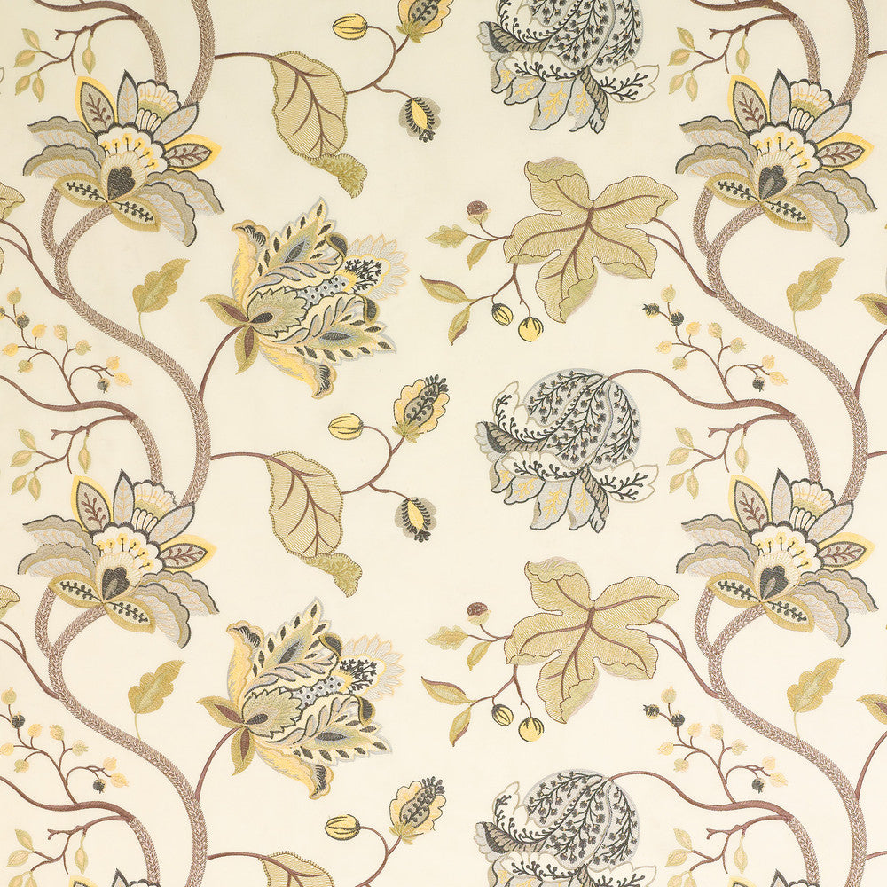 Devereux Silver/Pewter by G P & J Baker Fabric