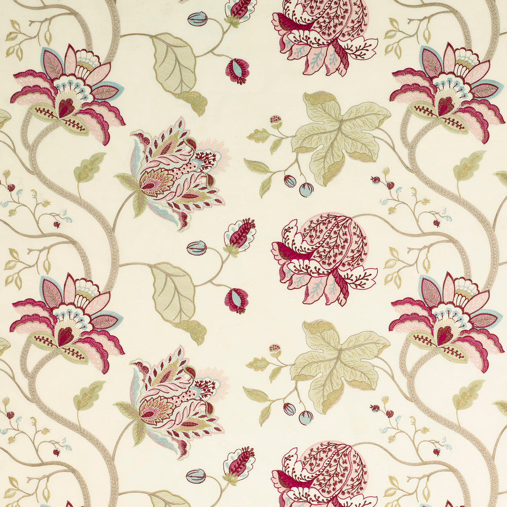 Devereux Tea Rose/Claret by G P & J Baker Fabric