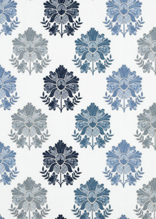 Tregony Indigo by G P & J Baker Fabric