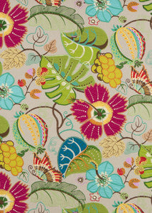 Botanical Garden Magenta by G P & J Baker Fabric