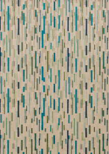 Fairford Stone/Olive/Teal by G P & J Baker Fabric