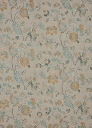 Dryden Aqua/Bronze by G P & J Baker Fabric