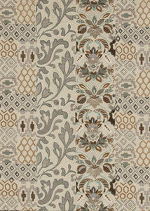 Queen'S Sampler Bronze by G P & J Baker Fabric