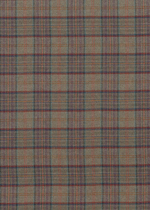 Victoria Plaid Royal Blue by G P & J Baker Fabric