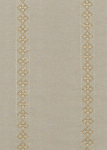 Queen'S Braid Silver/Gilt by G P & J Baker Fabric