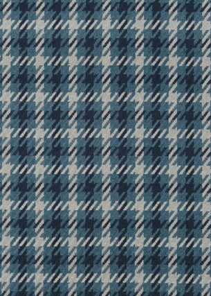 Court Plaid Sapphire by G P & J Baker Fabric