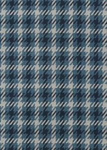 Court Plaid Sapphire by G P & J Baker Fabric