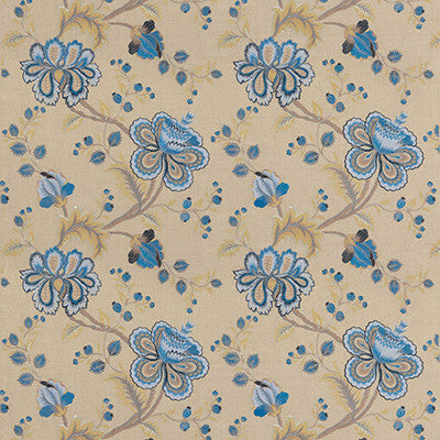Elvington Indigo by G P & J Baker Fabric